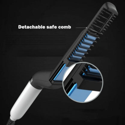 Electric Hair Straightener Brush – Men’s Quick Beard Styler Comb & Multifunctional Hair Straightening Tool