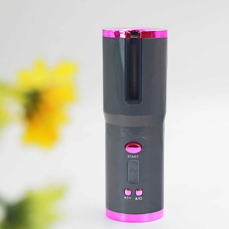 Multifunctional Automatic Wireless Curling Iron – Cordless LCD Hair Curler with Fast Heating & USB Rechargeable Battery