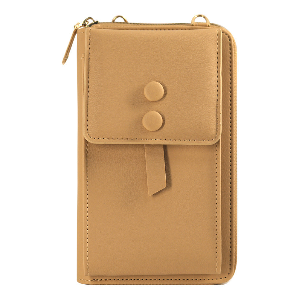 Women's Crossbody Shoulder Bag – Multi-purpose PU Leather Mobile Phone Pannier