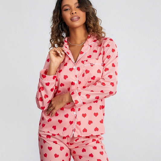 Cartoon Cute Loungewear Set for Women – Lightweight Home & Sleepwear Suit (S–XL)