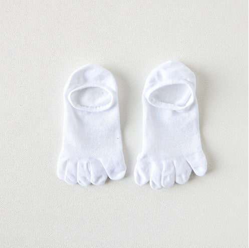 Men’s Cotton Five Toe Socks – Breathable Deodorant Sweat-Absorbing Casual Socks