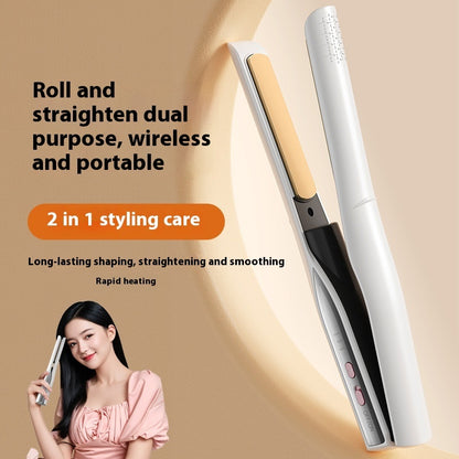 Radio Splint Portable Hair Straightener – USB Charging Wireless Styling Tool