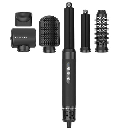 7-in-1 Hot Air Comb – Multifunctional Anion Hair Dryer & Automatic Curler