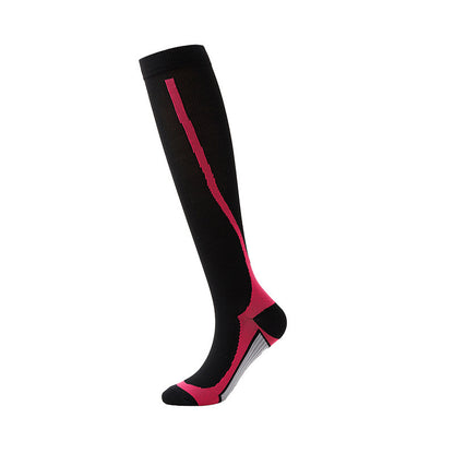 Men & Women Sports Compression Socks – High-Cylinder Riding & Leisure Support Stockings