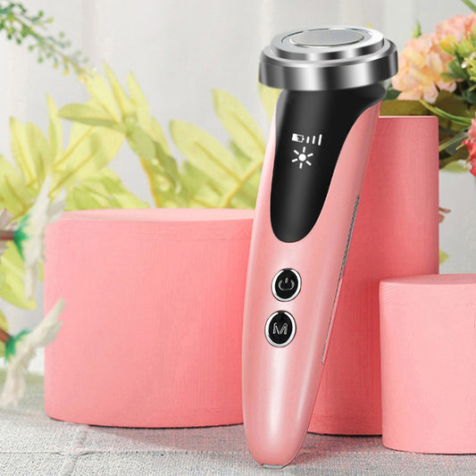 Eye & Face LED Light Therapy Device – Ultrasonic Beauty Instrument with Ion Care
