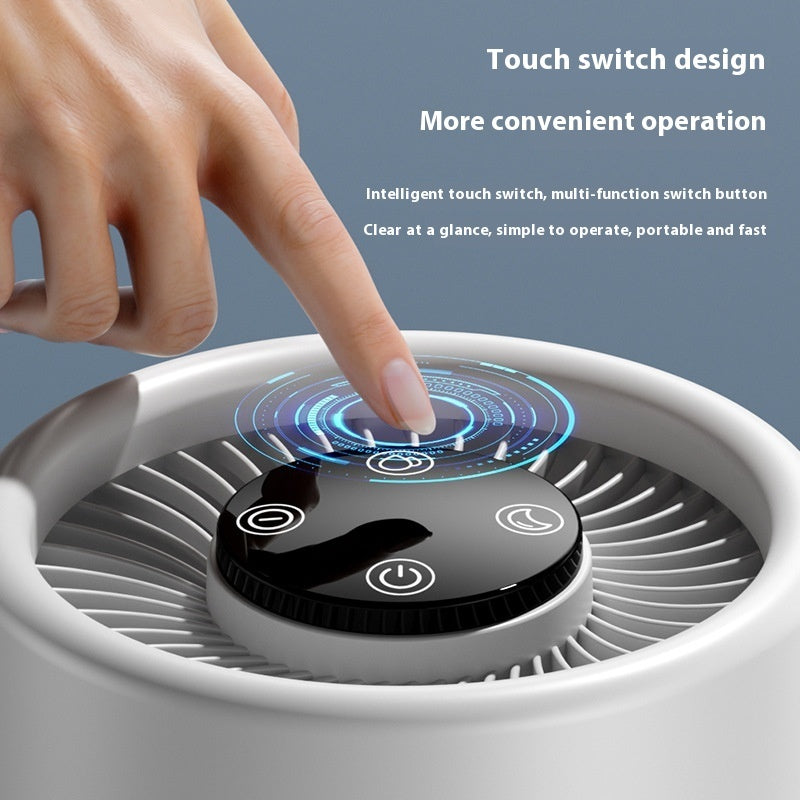 Desktop Air Purifier – Formaldehyde & Odor Removal, Smoke Eliminator Small Indoor Cleaner
