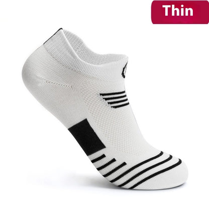 Men’s Running & Basketball Socks – Thick Towel Bottom Sweat-Absorbing Sports Stockings