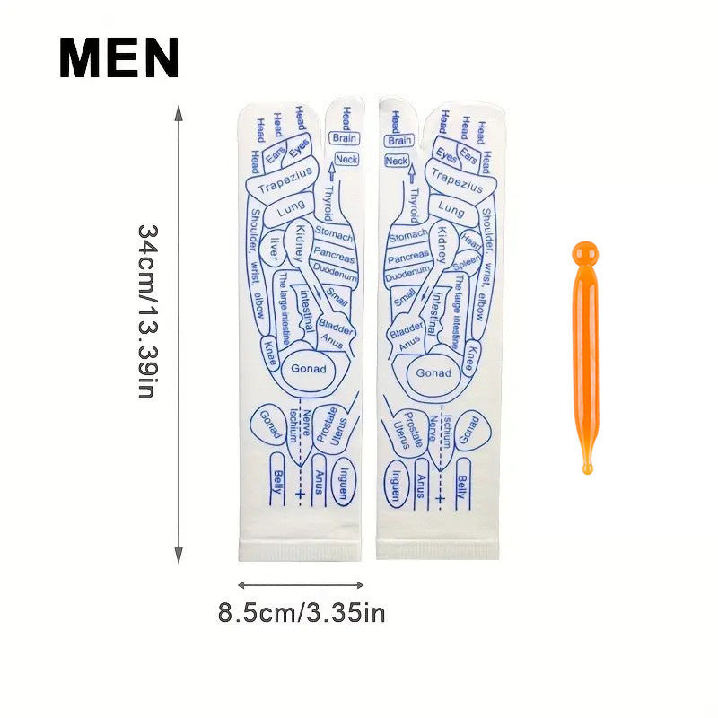 Acupressure Reflexology Socks – Massage Foot Therapy Socks for Pain Relief & Relaxation