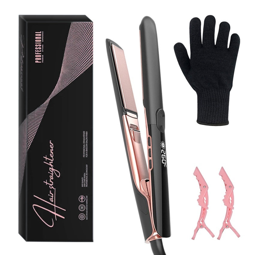 Anion Hair Straightener & Curler – High-Temperature Styling Tool with Real Display