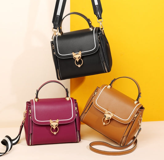 Fashion Women’s Handbag – Split Leather Large Capacity Shoulder & Crossbody Purse