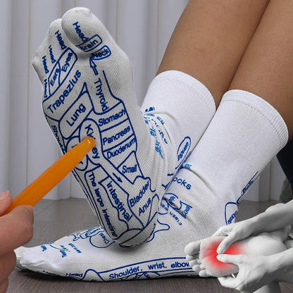 Acupressure Reflexology Socks – Massage Foot Therapy Socks for Pain Relief & Relaxation