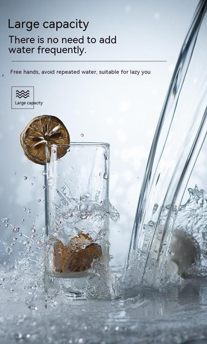 Flame Atmosphere Wood Grain Humidifier – USB Aromatherapy Diffuser with Remote Control & Anion Air Purifier