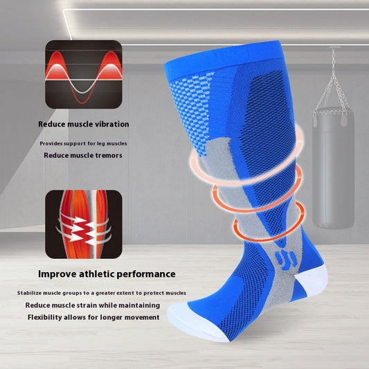 New Magic Plus-Size Athletic Leggings Socks – Middle Calf Sports Nylon Socks