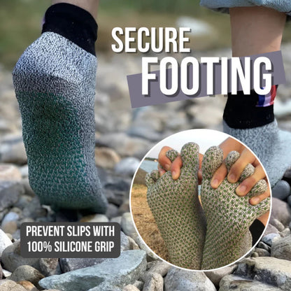 Men's Outdoor Toe Socks Anti-cut Canvas Beach Sports Protection Socks