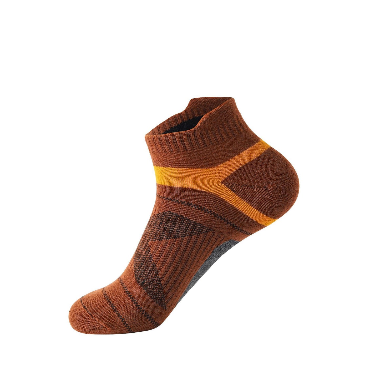 Men’s Summer Thin Cotton Socks – Color Matching Short Tube Non-Slip Sports Wear