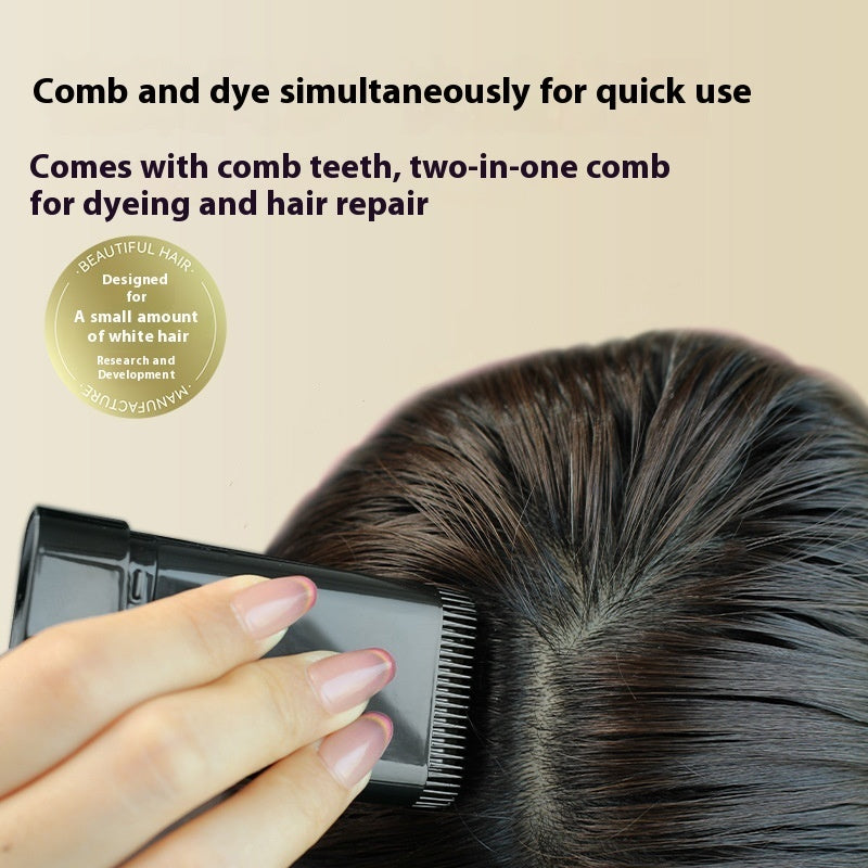 Temporary Hair Dye Stick – Instant Hairline Concealer & Root Touch Up Powder
