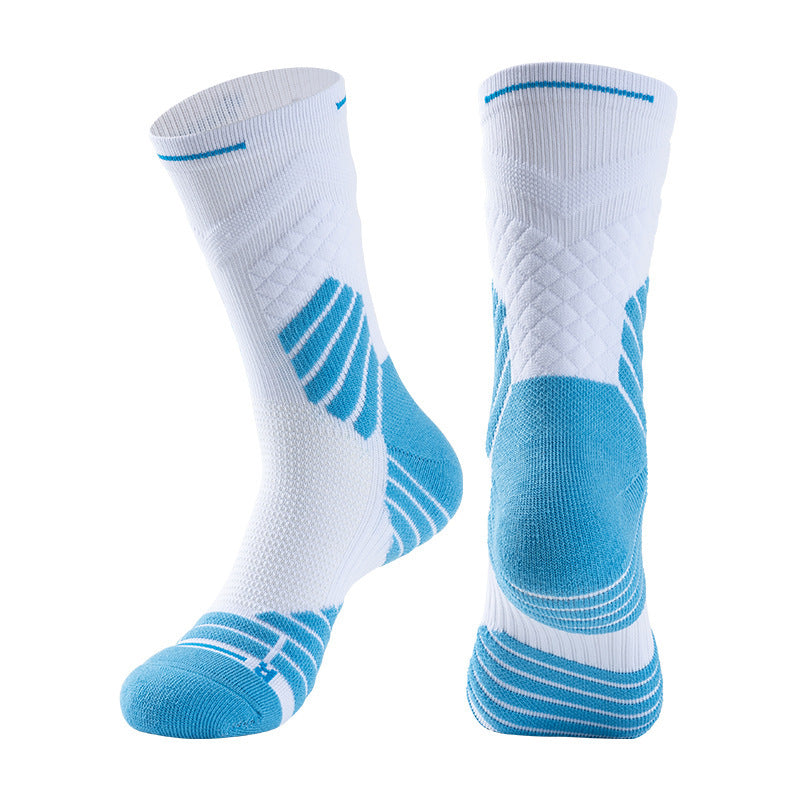 High-Top Running Sports Stockings – Compression Thigh-High & Short Tube Socks for Men & Women