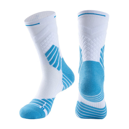 High-Top Running Sports Stockings – Compression Thigh-High & Short Tube Socks for Men & Women