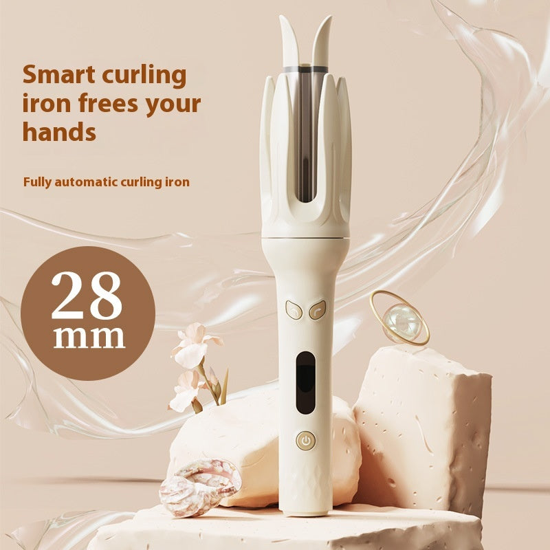Automatic Curling Iron – Large Wave Negative Ion Rotating Curler for Long-Lasting Styling