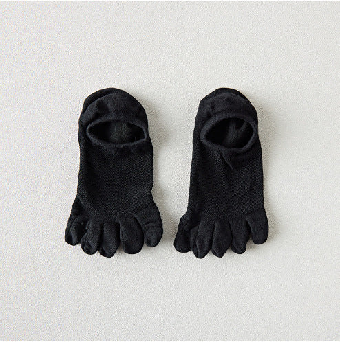 Men’s Cotton Five Toe Socks – Breathable Deodorant Sweat-Absorbing Casual Socks