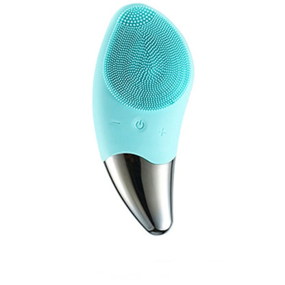 Rechargeable Silicone Facial Cleansing Brush – Ultrasonic Vibration Beauty Device