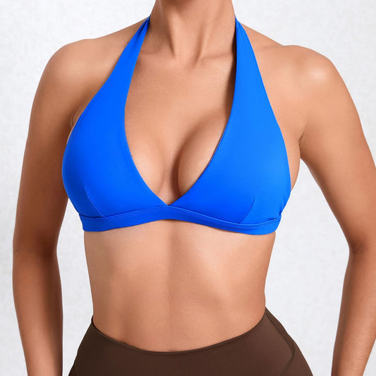 Women’s Quick-Dry Yoga Sports Bra – Tight Fit, Moisture-Wicking Workout Top