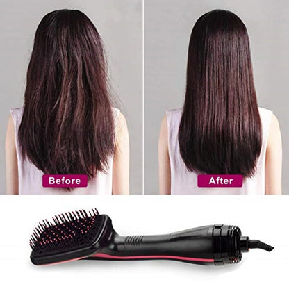 2-in-1 Hot Air Comb – Multifunctional Hair Dryer & Curling Iron for Wet & Dry Use
