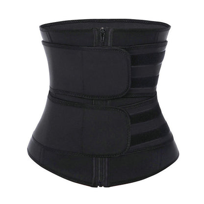 Tummy Sweat Shapewear Bodysuit for Women – Waist Trainer Slimming Corset with 2-3 Belts