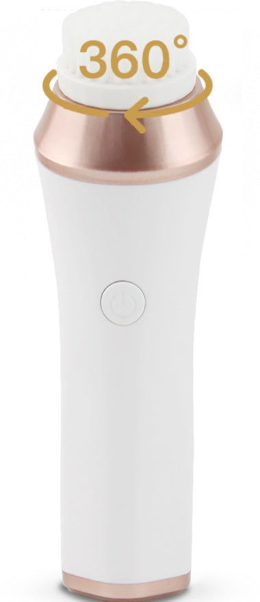 Mini Face Rotating Pore Cleansing Brush – Ultrasonic Electric Facial Cleaner with DuPont Bristles