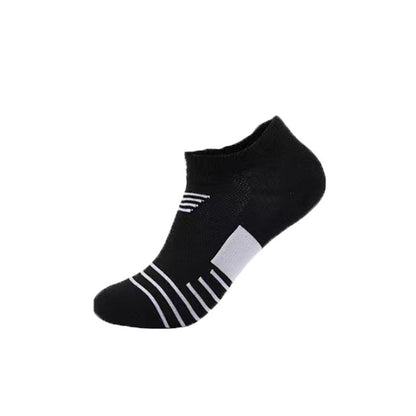 Men’s Thick Towel Bottom Sports Socks – Quick-Dry Mid-Calf & Short Running Socks