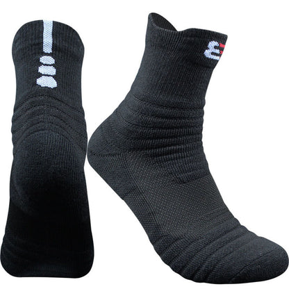 Unisex Pure Color Cotton Socks – 3 Pairs Breathable Casual Socks (Black/White/Gray)