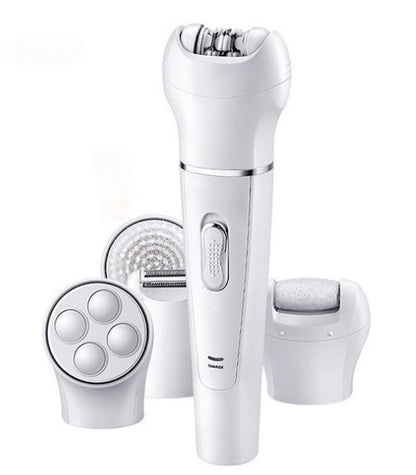 5-in-1 Electric Face & Body Massager – Multifunctional Skin Care Cleansing & Epilation Kit