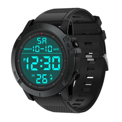 Waterproof Digital Sports Watch – Military Tactical LED Backlight Wristwatch for Men