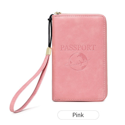 Multifunctional Travel Document Organizer – Waterproof Anti-theft Passport Holder