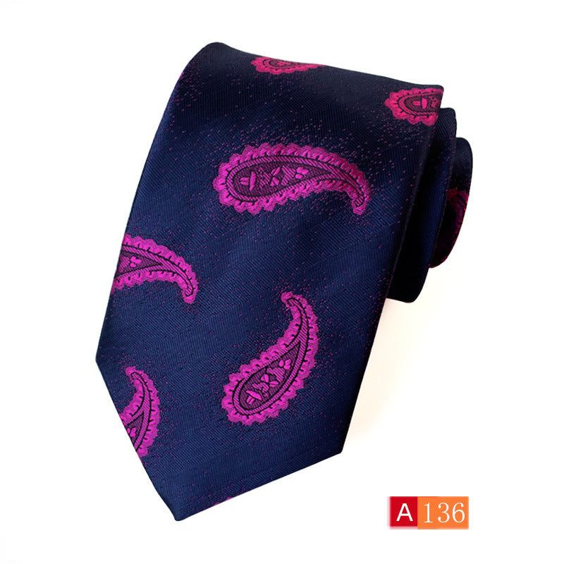 Men’s Polyester Jacquard Bow Tie – Casual & Formal Flower Pattern Arrow Style