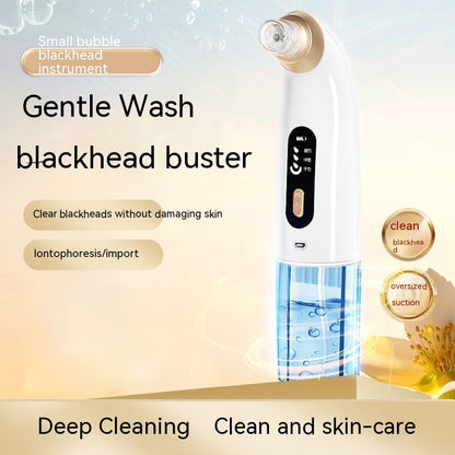 Blackhead Beauty Instrument – Small Bubble Water Tank Facial Cleaner for Acne & Pore Cleansing