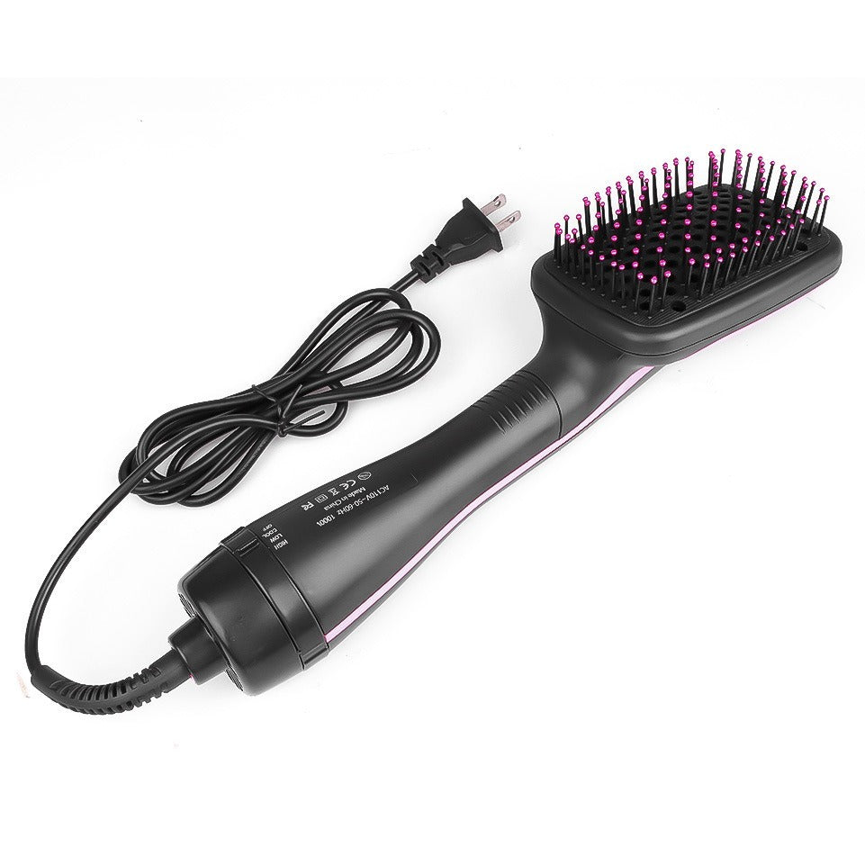 2-in-1 Hot Air Comb – Multifunctional Hair Dryer & Curling Iron for Wet & Dry Use