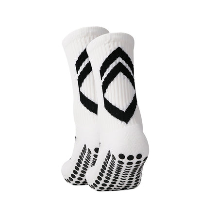 Non-Slip Football Socks – Thickened Shock-Absorbing Mid-Calf Sports Socks for Men