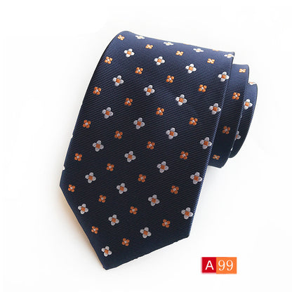 Men’s Polyester Jacquard Bow Tie – Casual & Formal Flower Pattern Arrow Style