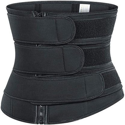 Tummy Sweat Shapewear Bodysuit for Women – Waist Trainer Slimming Corset with 2-3 Belts
