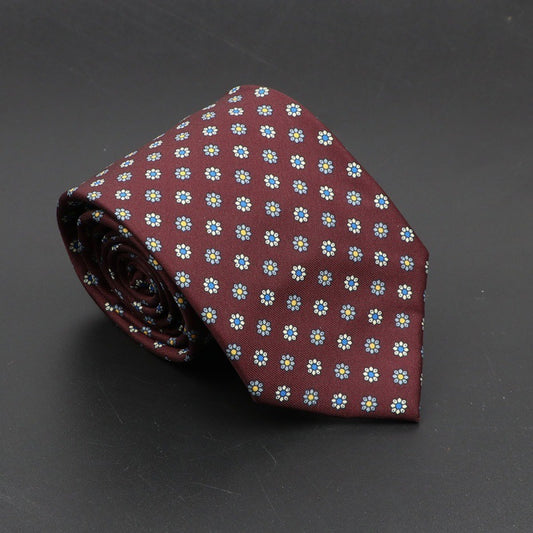 Super Soft Bohemian Silk Tie – Men’s Fashion 75mm Necktie