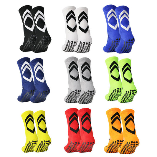 Non-Slip Football Socks – Thickened Shock-Absorbing Mid-Calf Sports Socks for Men