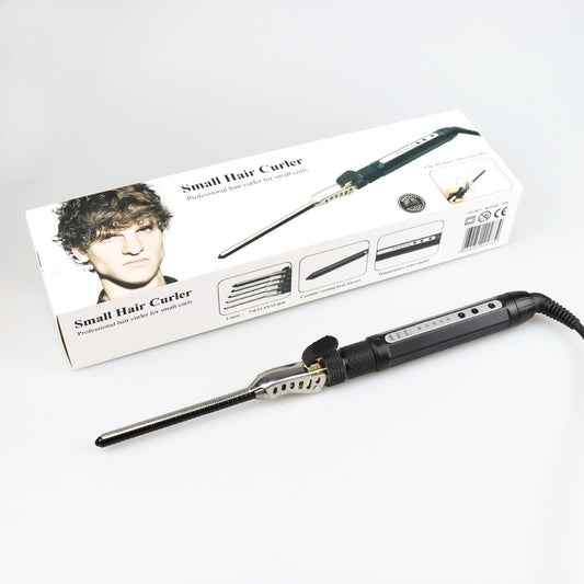 Small Hair Curler 7mm Rotating Clip – Mini Precision Curling Iron for Tight Curls & Styling