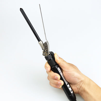 Small Hair Curler 7mm Rotating Clip – Mini Precision Curling Iron for Tight Curls & Styling