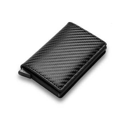 Smart Minimalist Credit Card Holder – Slim PU Leather Wallet for Men & Women with Secure Card Case