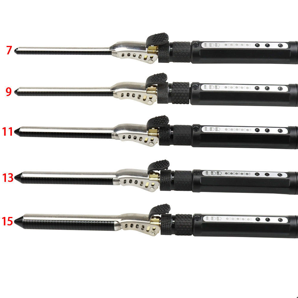 Small Hair Curler 7mm Rotating Clip – Mini Precision Curling Iron for Tight Curls & Styling