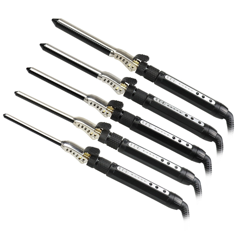 Small Hair Curler 7mm Rotating Clip – Mini Precision Curling Iron for Tight Curls & Styling