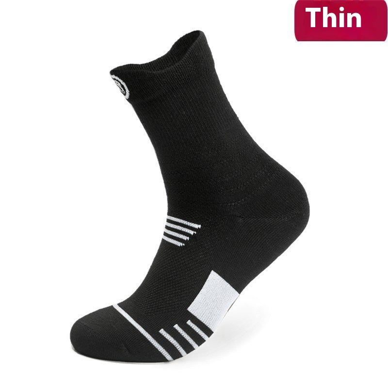 Men’s Running & Basketball Socks – Thick Towel Bottom Sweat-Absorbing Sports Stockings