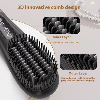 Electric Wireless Anion Portable Hair Straightener – USB Rechargeable 40W