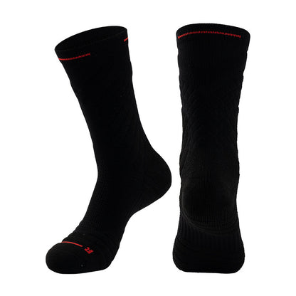 High-Top Running Sports Stockings – Compression Thigh-High & Short Tube Socks for Men & Women